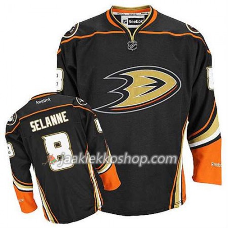 Reebok Miehille NHL Anaheim Ducks Pelipaita Teemu Selanne #8 Kolmas Musta