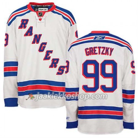 Reebok Miehille NHL New York Rangers Pelipaita Wayne Gretzky #99 Vieras Valkoinen