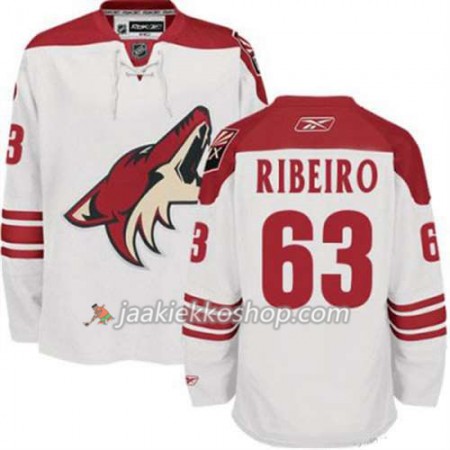 Reebok Miehille NHL Phoenix Coyotes Mike Ribeiro 63 Valkoinen Vieras