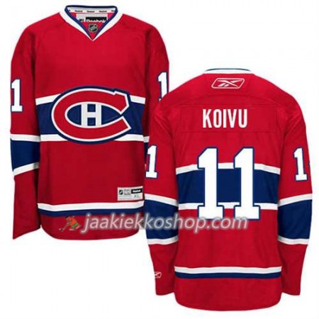Reebok Miehille NHL Montreal Canadiens Pelipaita Saku Koivu #11 Koti Punainen