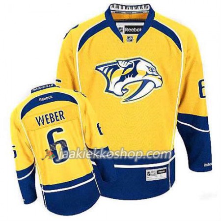Reebok Miehille NHL Nashville Predators Pelipaita Shea Weber #6 Koti Kulta