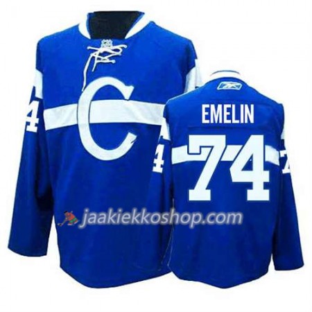 Reebok Miehille NHL Montreal Canadiens Pelipaita Alexei Emelin #74 Kolmas Sininen