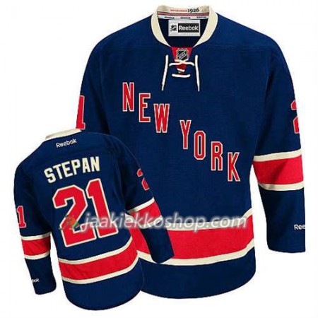 Reebok Miehille NHL New York Rangers Pelipaita Derek Stepan #21 Kolmas Sininen