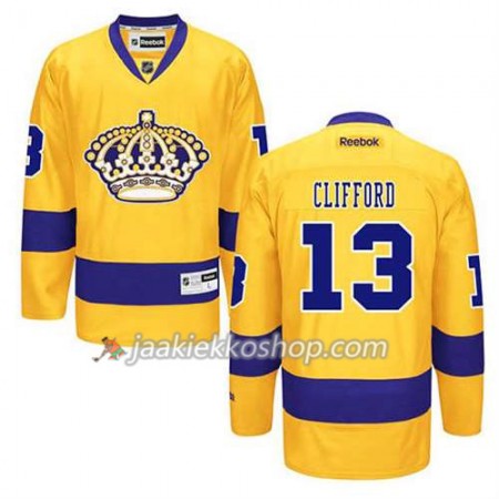 Reebok Nainen NHL Los Angeles Kings Pelipaita Kyle Clifford #13 Premier Kolmas Kulta