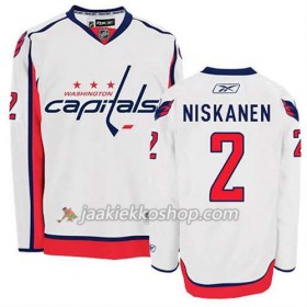 Reebok Miehille NHL Washington Capitals Pelipaita Matt Niskanen #2 Vieras Valkoinen