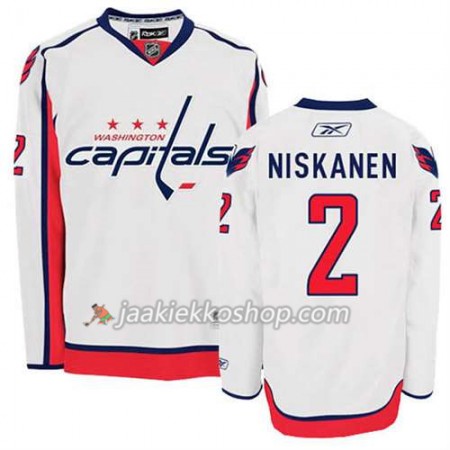 Reebok Miehille NHL Washington Capitals Pelipaita Matt Niskanen #2 Vieras Valkoinen