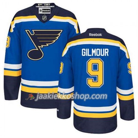 Reebok Miehille NHL St. Louis Blues Pelipaita Doug Gilmour #9 Koti Sininen