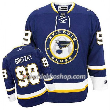 Reebok Miehille NHL St. Louis Blues Pelipaita Wayne Gretzky #99 Kolmas Sininen