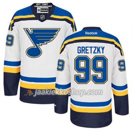Reebok Miehille NHL St. Louis Blues Pelipaita Wayne Gretzky #99 Vieras Valkoinen