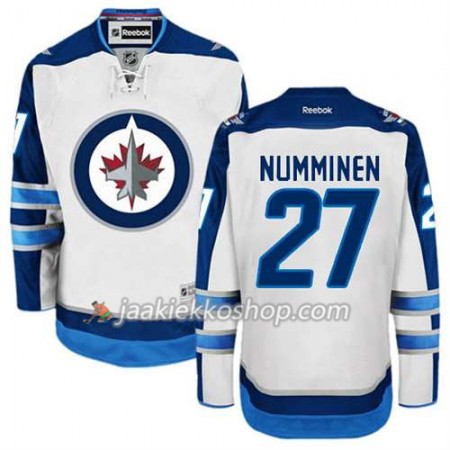 Reebok Miehille NHL Winnipeg Jets Pelipaita Teppo Numminen #27 Vieras Valkoinen