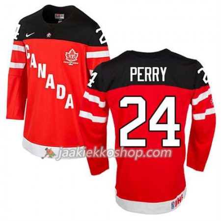 Reebok Miehille NHL Premier Kanada Team Pelipaita Corey Perry #24 100th Anniversary Punainen Paita Reebok Miehille NHL Premier Kanada Team Pelipaita Corey Perry #24 100th Anniversary Punainen Paita
