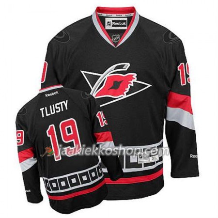 Reebok Miehille NHL Carolina Hurricanes Pelipaita Jiri Tlusty #19 Kolmas Musta