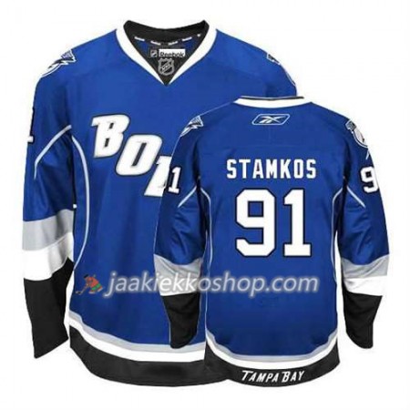 Reebok Miehille NHL Tampa Bay Lightning Pelipaita Steven Stamkos #91 Kolmas Sininen