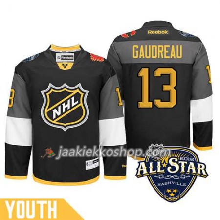 Lapsille NHL 2016 All Star Premier-Calgary Flames Pelipaita Johnny Gaudreau #13 Musta Paita Lapsille NHL 2016 All Star Premier-Calgary Flames Pelipaita Johnny Gaudreau #13 Musta Paita