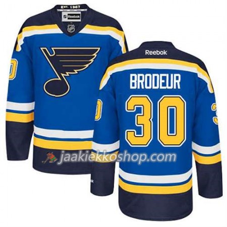 Reebok Miehille NHL St. Louis Blues Pelipaita Martin Brodeur #30 Koti Sininen