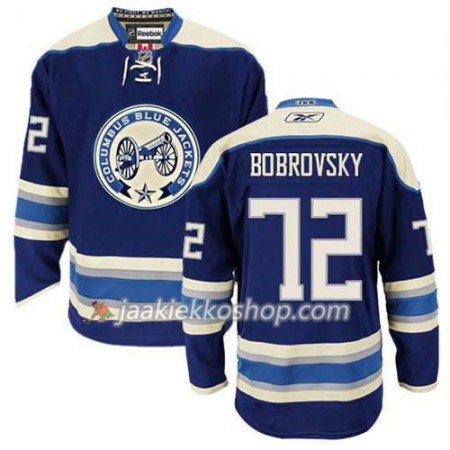 Reebok Miehille NHL Columbus Blue Jackets Pelipaita Sergei Bobrovsky #72 Kolmas Sininen