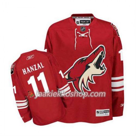 Reebok Miehille NHL Phoenix Coyotes Martin Hanzal 11 Burgundy Punainen Koti