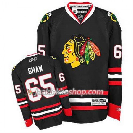 Lapsille NHL Chicago Blackhawks Pelipaita Andrew Shaw #65 Premier Kolmas Musta