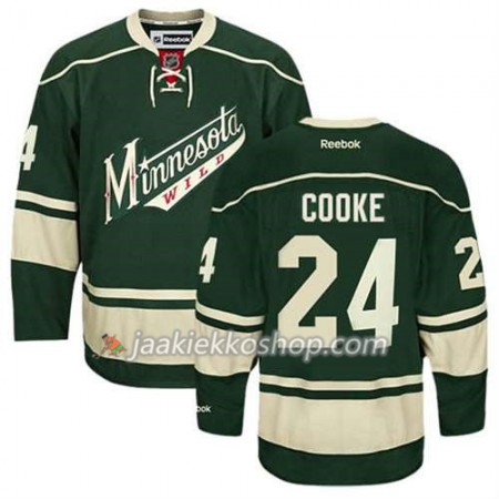 Reebok Miehille NHL Minnesota Wild Pelipaita Matt Cooke #24 Kolmas Vihreä
