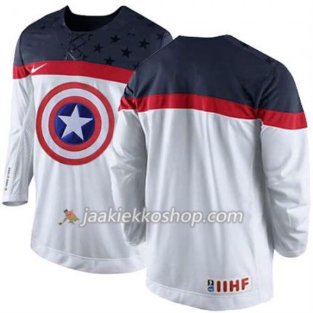 Reebok Miehille NHL Premier Olympic-USA Team Pelipaita Musta Valkoinen Paita