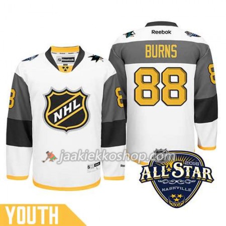 Lapsille NHL 2016 All Star Premier-San Jose Sharks Pelipaita Brent Burns #88 Valkoinen Paita