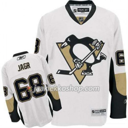 Reebok Miehille NHL Pittsburgh Penguins Pelipaita Jaromir Jagr 68 Valkoinen Vieras