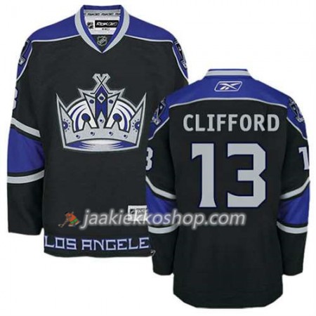 Reebok Nainen NHL Los Angeles Kings Pelipaita Kyle Clifford #13 Premier Kolmas Musta