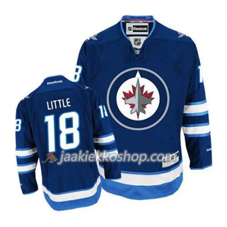 Reebok Miehille NHL Winnipeg Jets Pelipaita Bryan Little #18 Koti Sininen