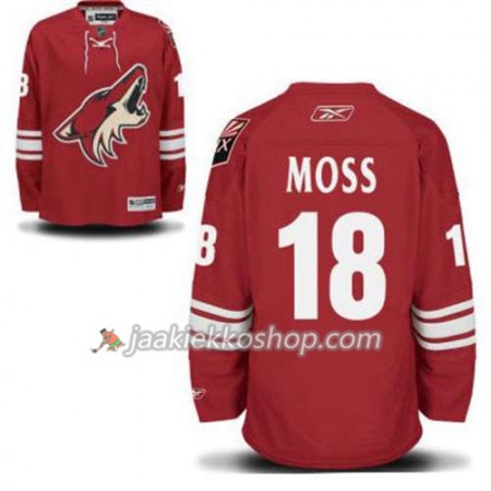 Reebok Miehille NHL Phoenix Coyotes David Moss 18 Burgundy Punainen Koti