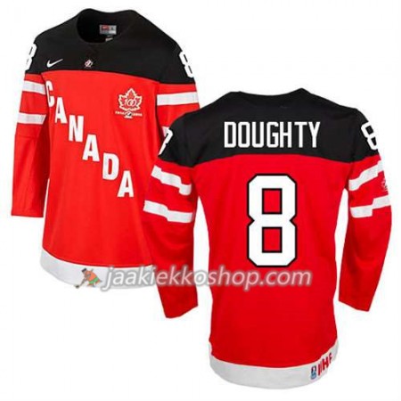 Lapsille NHL Premier Kanada Team Pelipaita Drew Doughty #8 100th Anniversary Punainen Paita Lapsille NHL Premier Kanada Team Pelipaita Drew Doughty #8 100th Anniversary Punainen Paita