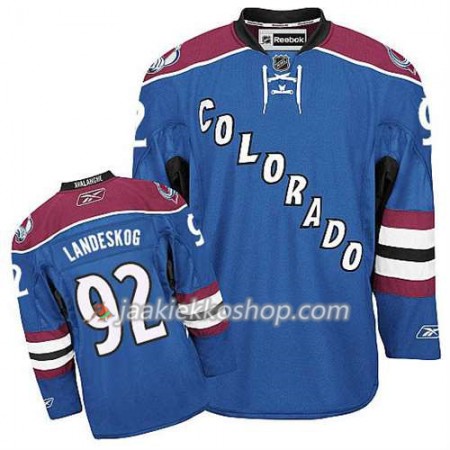 Reebok Miehille NHL Colorado Avalanche Pelipaita Gabriel Landeskog #92 Kolmas Sininen