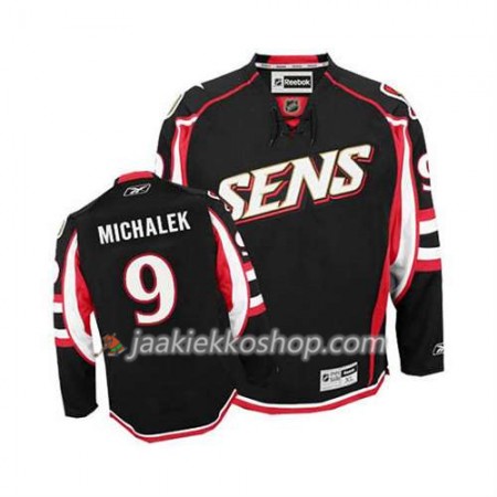 Reebok Miehille NHL Ottawa Senators Pelipaita Milan Michalek #9 Kolmas Musta