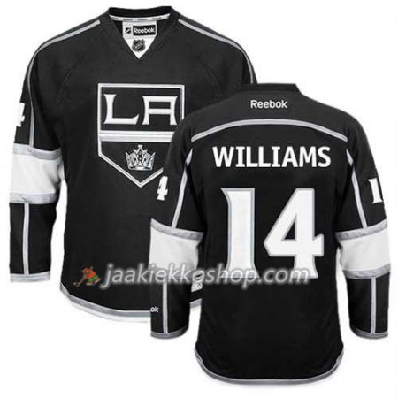 Reebok Miehille NHL Los Angeles Kings Pelipaita Justin Williams #14 Koti Musta