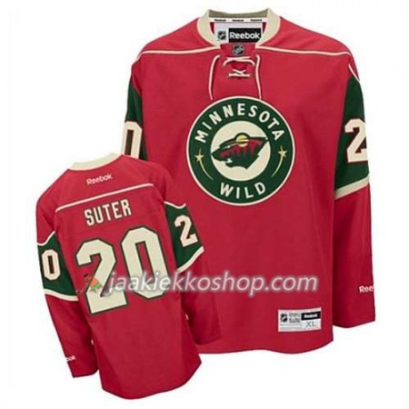Reebok Miehille NHL Minnesota Wild Pelipaita Ryan Suter #20 Koti Punainen