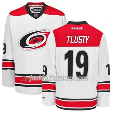 Reebok Miehille NHL Carolina Hurricanes Pelipaita Jiri Tlusty #19 Vieras Valkoinen
