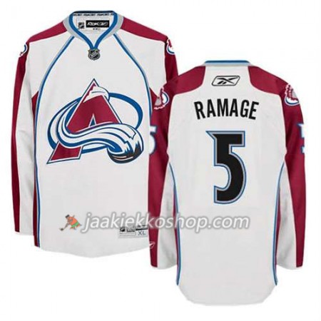 Reebok Miehille NHL Colorado Avalanche Pelipaita Rob Ramage #5 Vieras Valkoinen