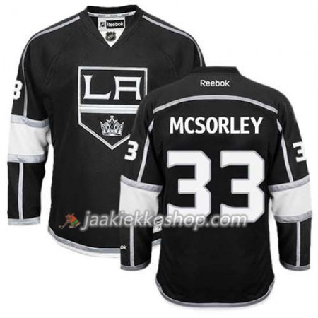Reebok Nainen NHL Los Angeles Kings Pelipaita Marty Mcsorley #33 Premier Koti Musta