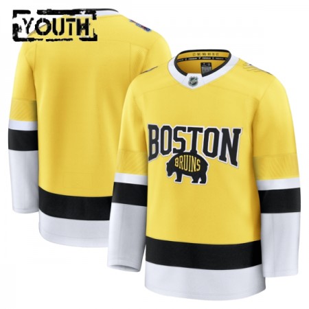 Lapsille NHL Boston Bruins Pelipaita Custom Fanatics NHL Stadium Series Premium 2025-26 Gold