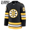 Lapsille NHL Boston Bruins Pelipaita Custom Fanatics Premium 2025-26 koti Musta