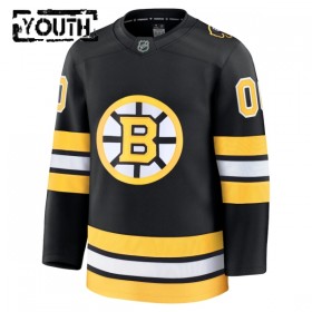 Lapsille NHL Boston Bruins Pelipaita Custom Fanatics Premium 2025-26 koti Musta