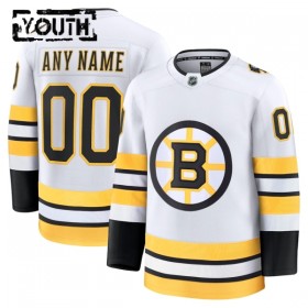 Lapsille NHL Boston Bruins Pelipaita Custom Fanatics Premium 2025-26 vieras Valkoinen