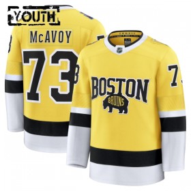 Lapsille NHL Boston Bruins Pelipaita Fanatics NHL Stadium Series Premium Charlie Mcavoy 2025-26 Gold