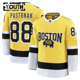 Lapsille NHL Boston Bruins Pelipaita Fanatics NHL Stadium Series Premium David Pastrnak 2025-26 Gold