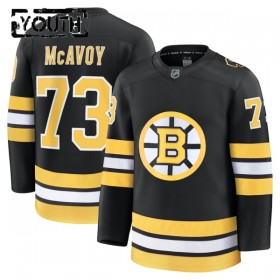 Lapsille NHL Boston Bruins Pelipaita Fanatics Premium Charlie Mcavoy 2025-26 koti Musta