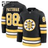 Lapsille NHL Boston Bruins Pelipaita Fanatics Premium David Pastrnak 2025-26 koti Musta