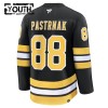 Lapsille NHL Boston Bruins Pelipaita Fanatics Premium David Pastrnak 2025-26 koti Musta