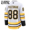 Lapsille NHL Boston Bruins Pelipaita Fanatics Premium David Pastrnak 2025-26 vieras Valkoinen
