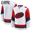 Lapsille NHL Carolina Hurricanes Pelipaita Custom Fanatics Premium 2025-26 vieras Valkoinen