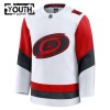 Lapsille NHL Carolina Hurricanes Pelipaita Custom Fanatics Premium 2025-26 vieras Valkoinen