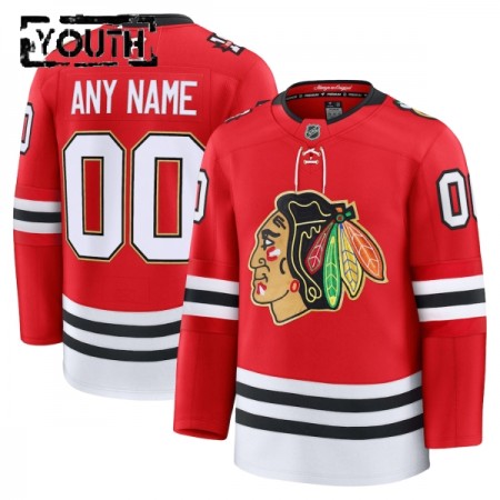 Lapsille NHL Chicago Blackhawks Pelipaita Custom Fanatics Centennial Premium 2025-26 Punainen